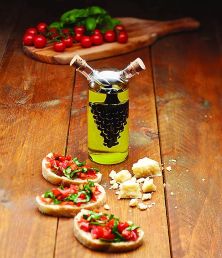 aceitera y vinagrera juntas